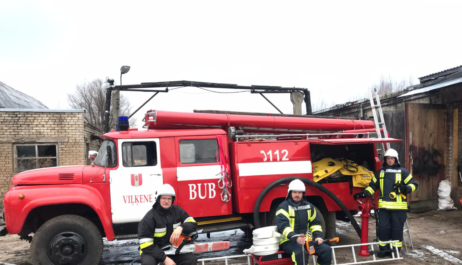 BDR “Viļķenes brīvprātīgo ugunsdzēsēju biedrība” jau saņem Ziemassvētku dāvanas