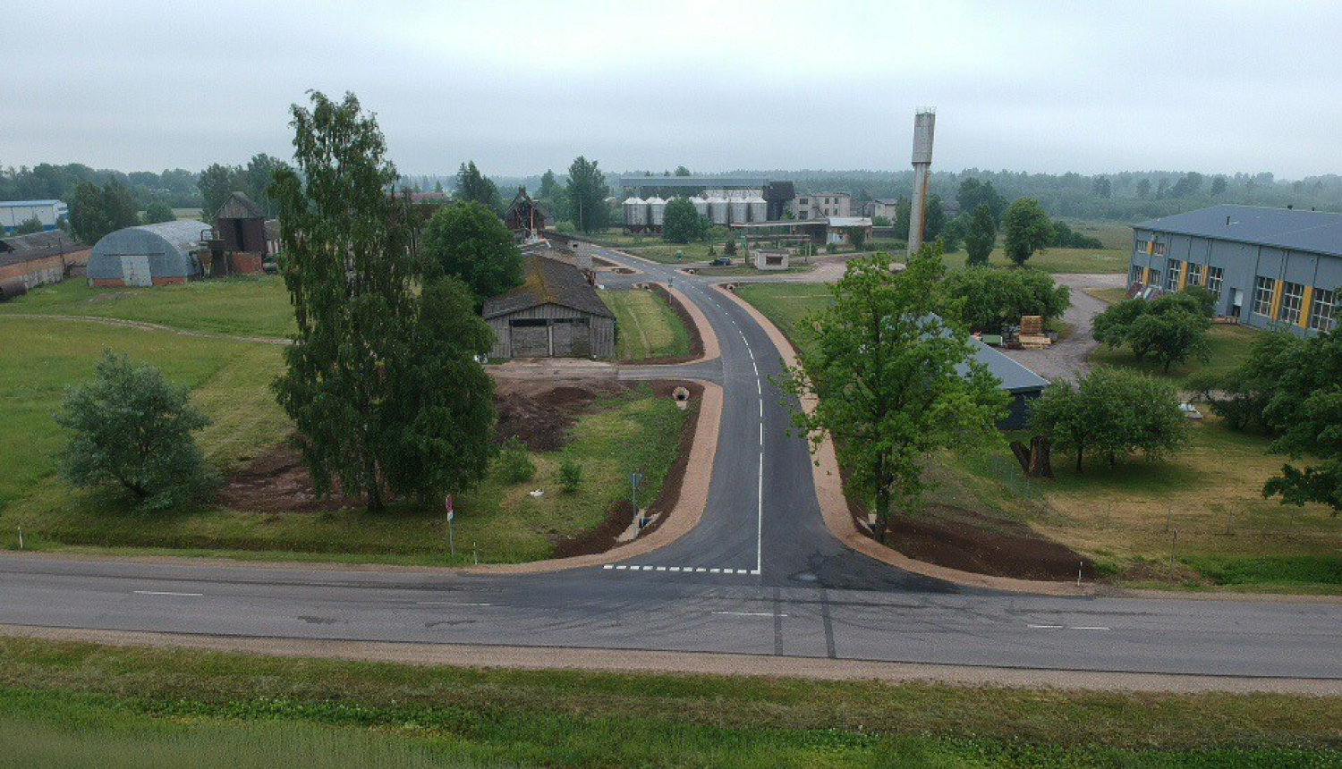 Limbažu pagastā ekspluatācijā nodots Beverīnu ceļš