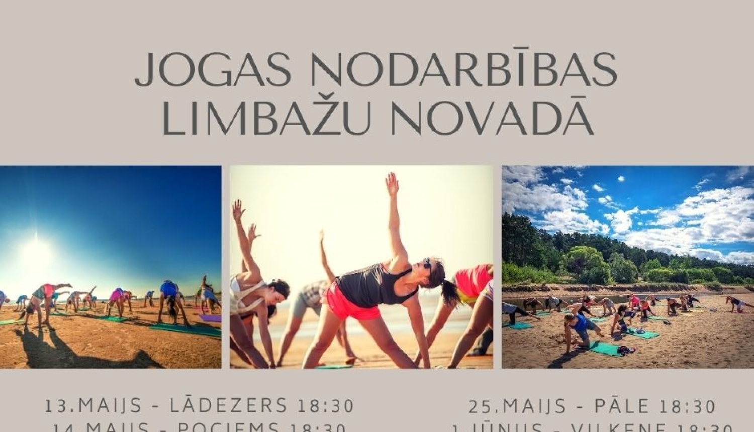 Bezmaksas sporta nodarbības Limbažu novadā!
