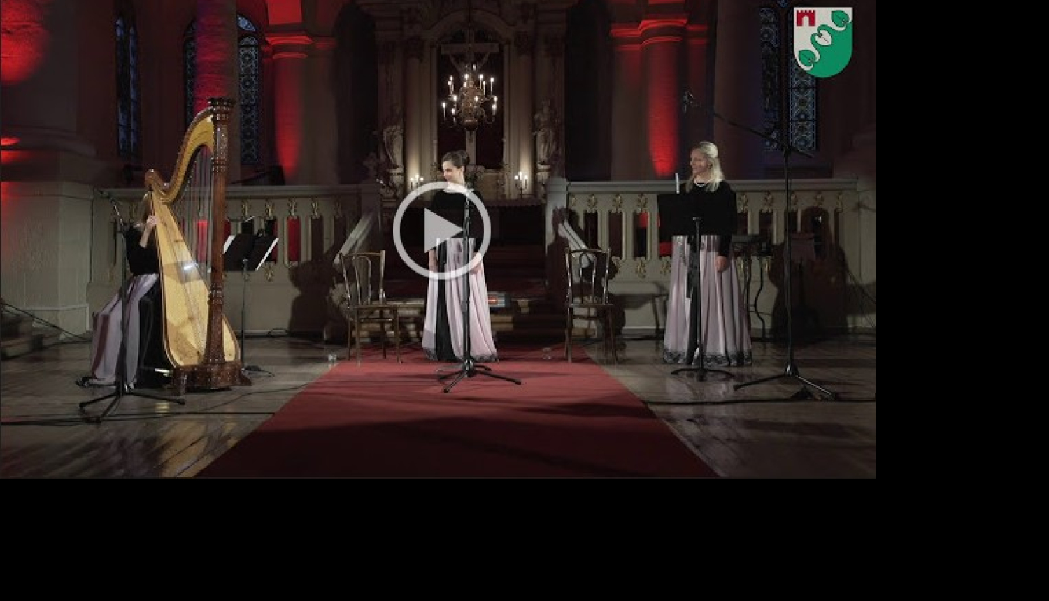 Limbažu novada pašvaldības Domes priekšsēdētāja uzruna un Limbažu novada iedzīvotājiem veltīta "Trio Angelicus" svētku koncertprogramma "Lūgšana naktij"