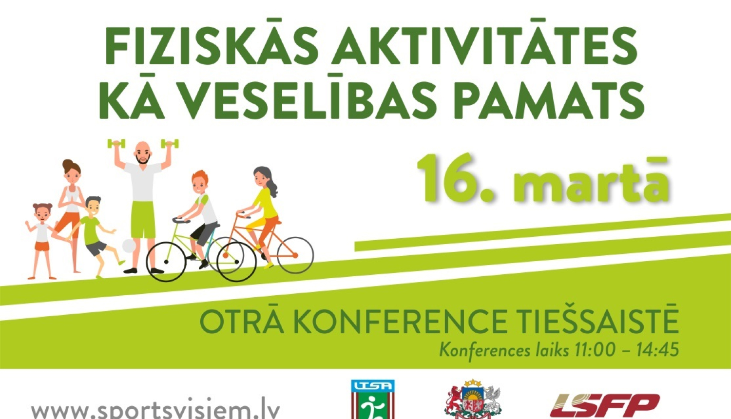 Otrā konference “Fiziskās aktivitātes kā veselības pamats”