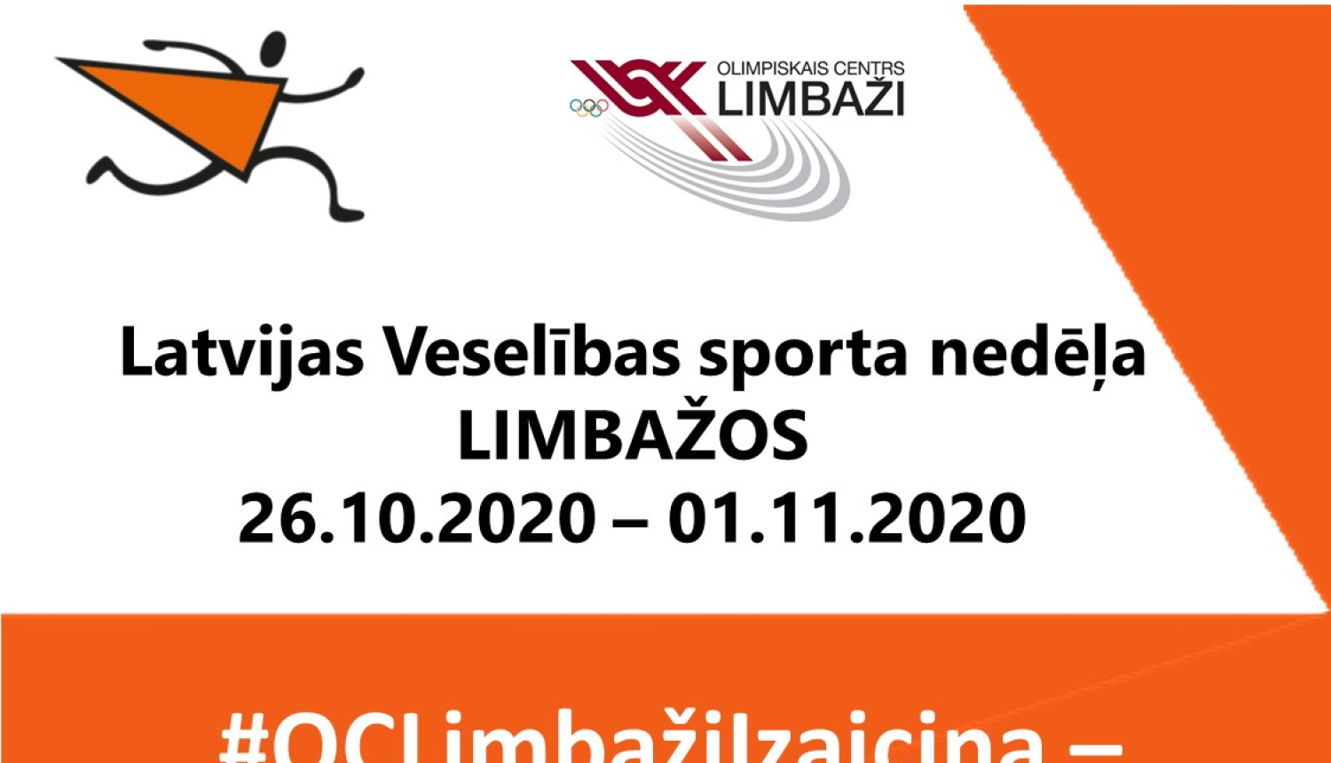 Latvijas Veselības sporta nedēļa Limbažos 26.10.2020 – 01.11.2020