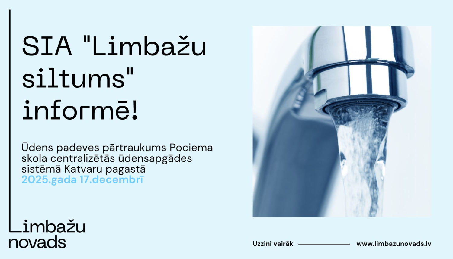 limbažu siltums informē