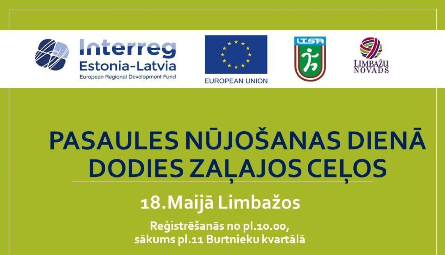 Pasaules nūjošanas dienā dodies zaļajos ceļos