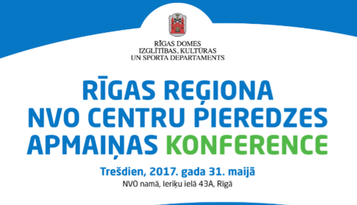 Pieredzes apmaiņas konferencē tiksies Rīgas reģiona nevalstisko organizāciju un pašvaldību pārstāvji