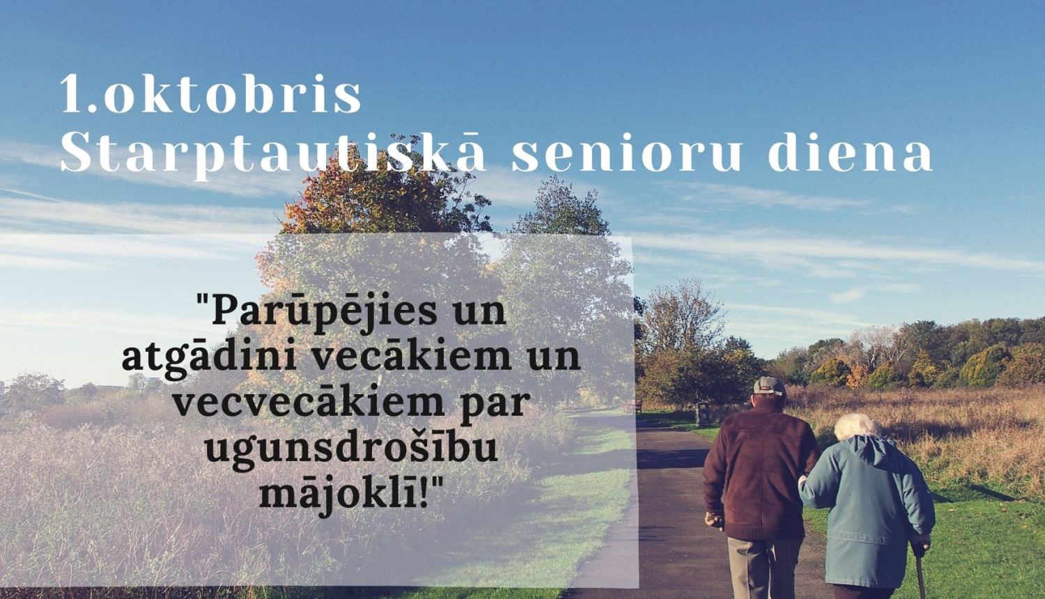 VUGD aicina parūpēties par vecāku un vecvecāku drošību!