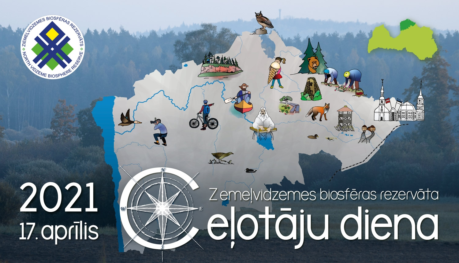 Ceļotāju dienā uzsāks teju pusgadu garu Ziemeļvidzemes biosfēras rezervāta apceļošanas akciju