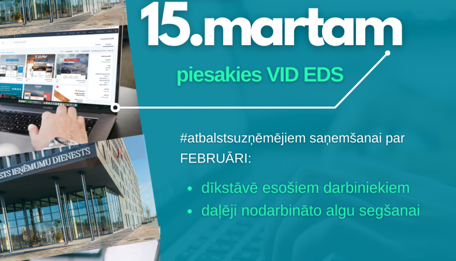 Līdz 15. martam uzņēmēji var pieteikties valsts atbalstam par februāri