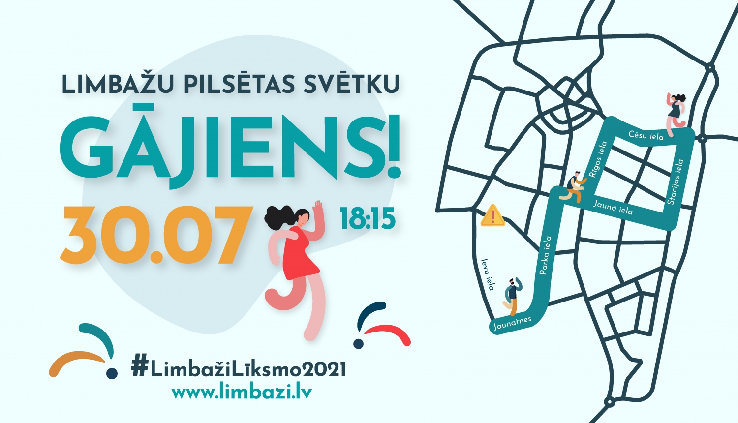 Limbažu pilsētas svētku gājiens 2021