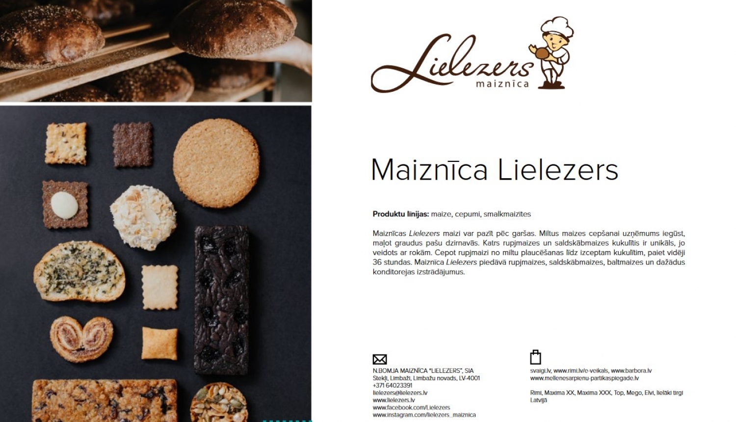 Iepazīsti Latvijas un Limbažu novada izcilos produktus LIAA veidotajā katalogā