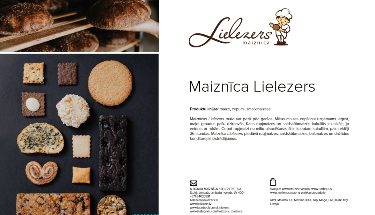 Iepazīsti Latvijas un Limbažu novada izcilos produktus LIAA veidotajā katalogā Iepazīsti Latvijas un Limbažu novada izcilos produktus LIAA veidotajā katalogā