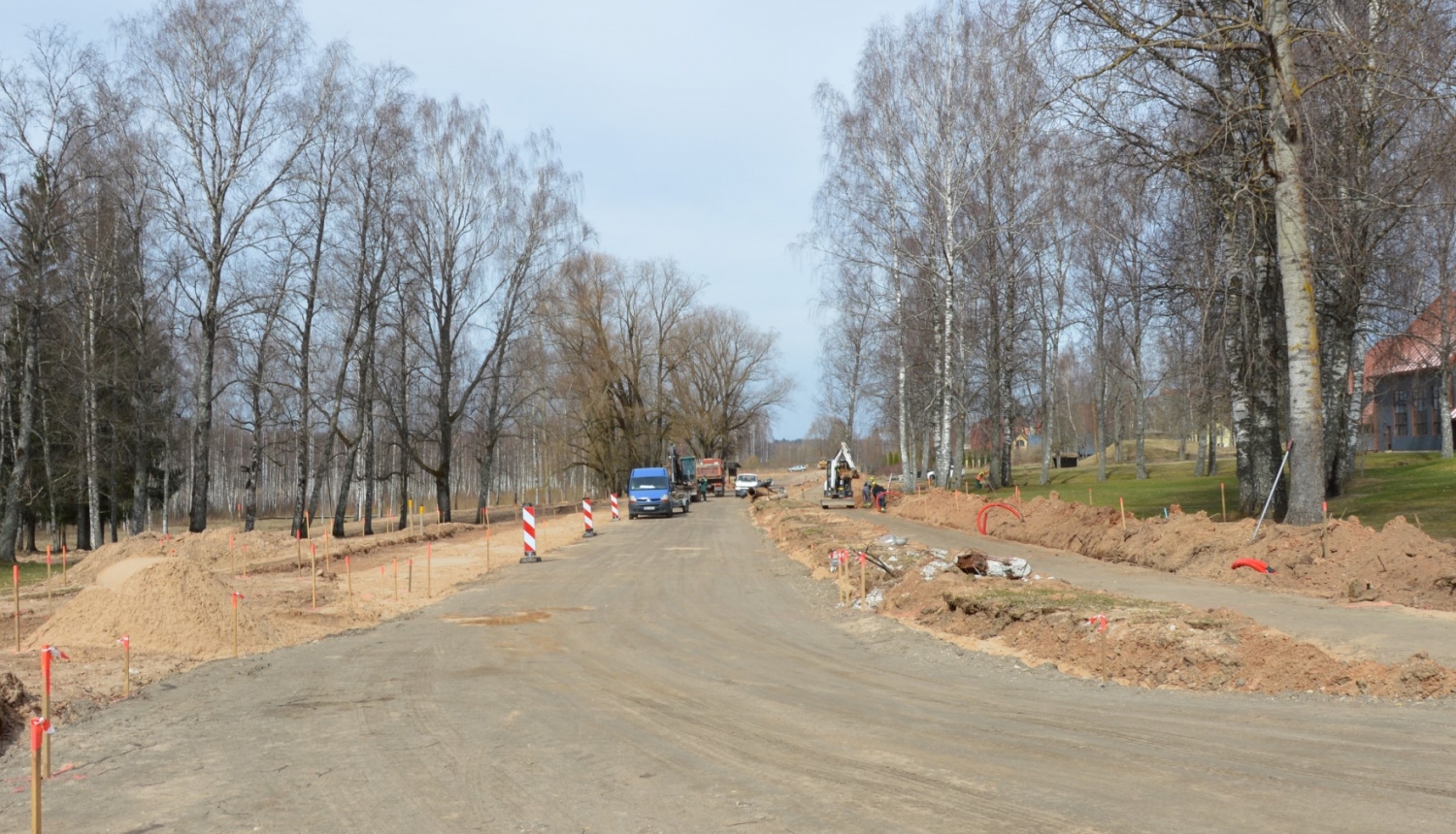 Limbažu novada pašvaldība turpina Ievu ielas pārbūvi