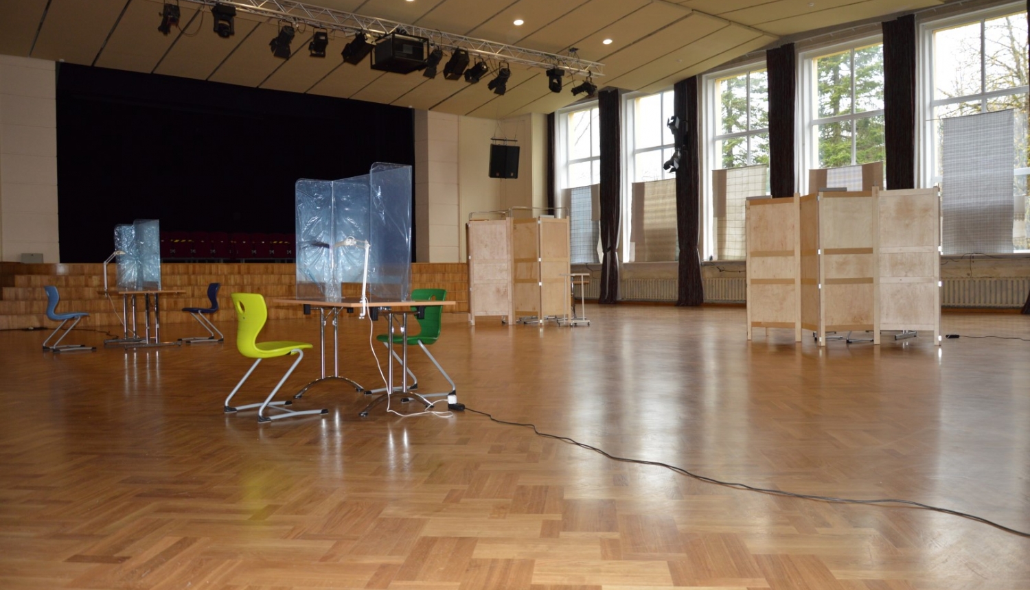 Limbažu kultūras nama telpās iekārtots vakcinācijas centrs