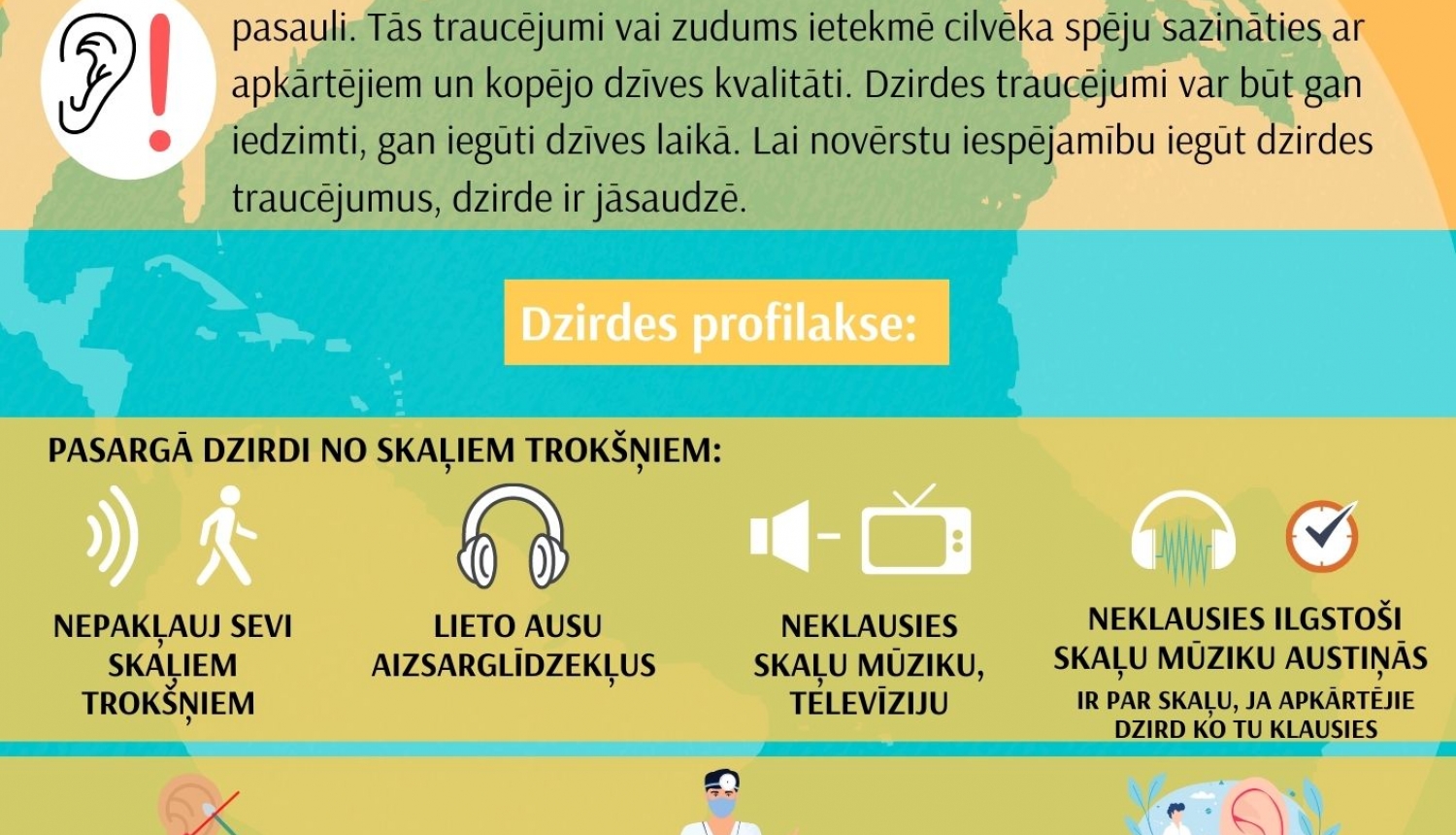Katru gadu 3.martā tiek atzīmēta Pasaules dzirdes diena Katru gadu 3.martā tiek atzīmēta Pasaules dzirdes diena