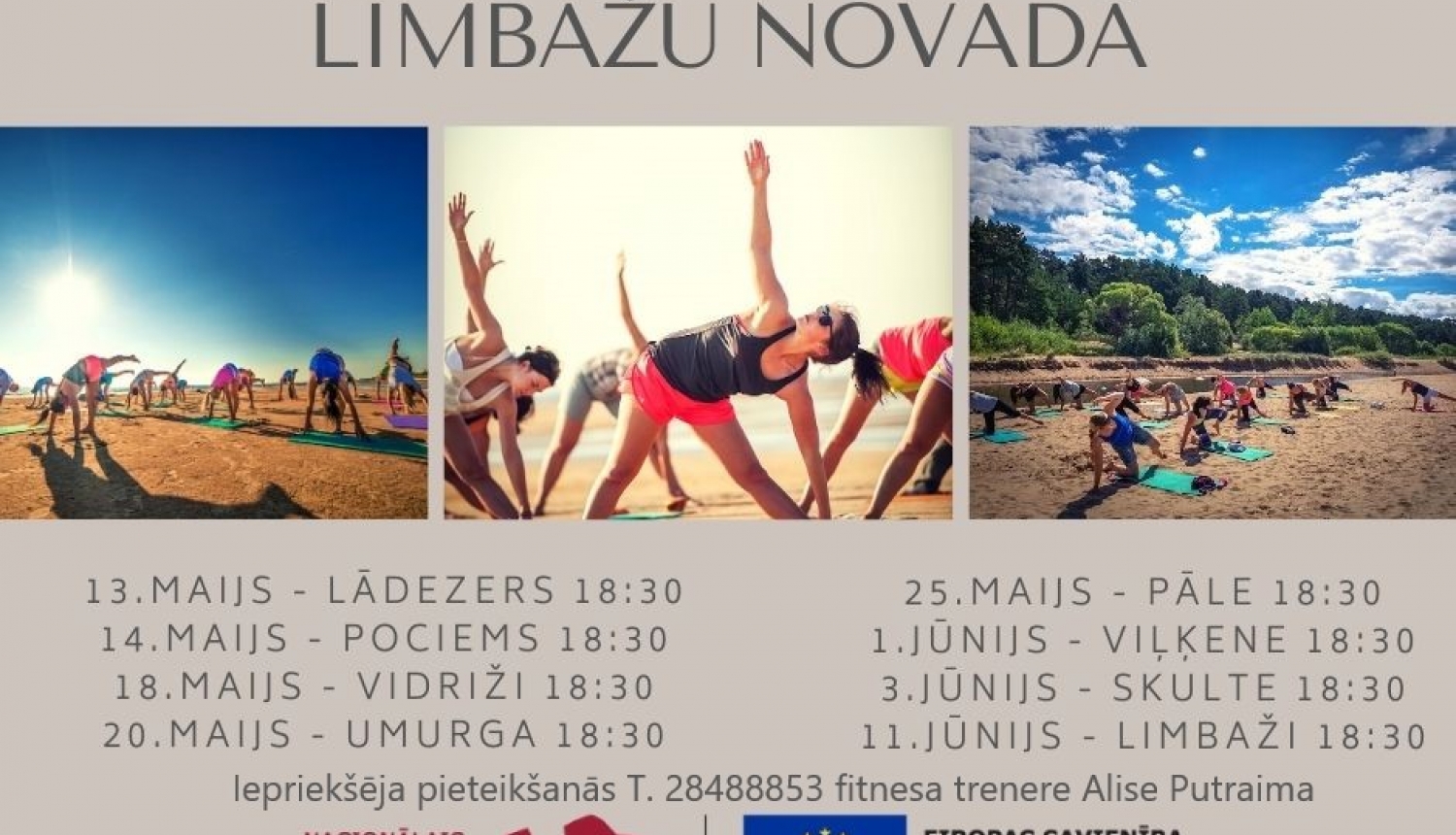 Bezmaksas sporta nodarbības Limbažu novadā!