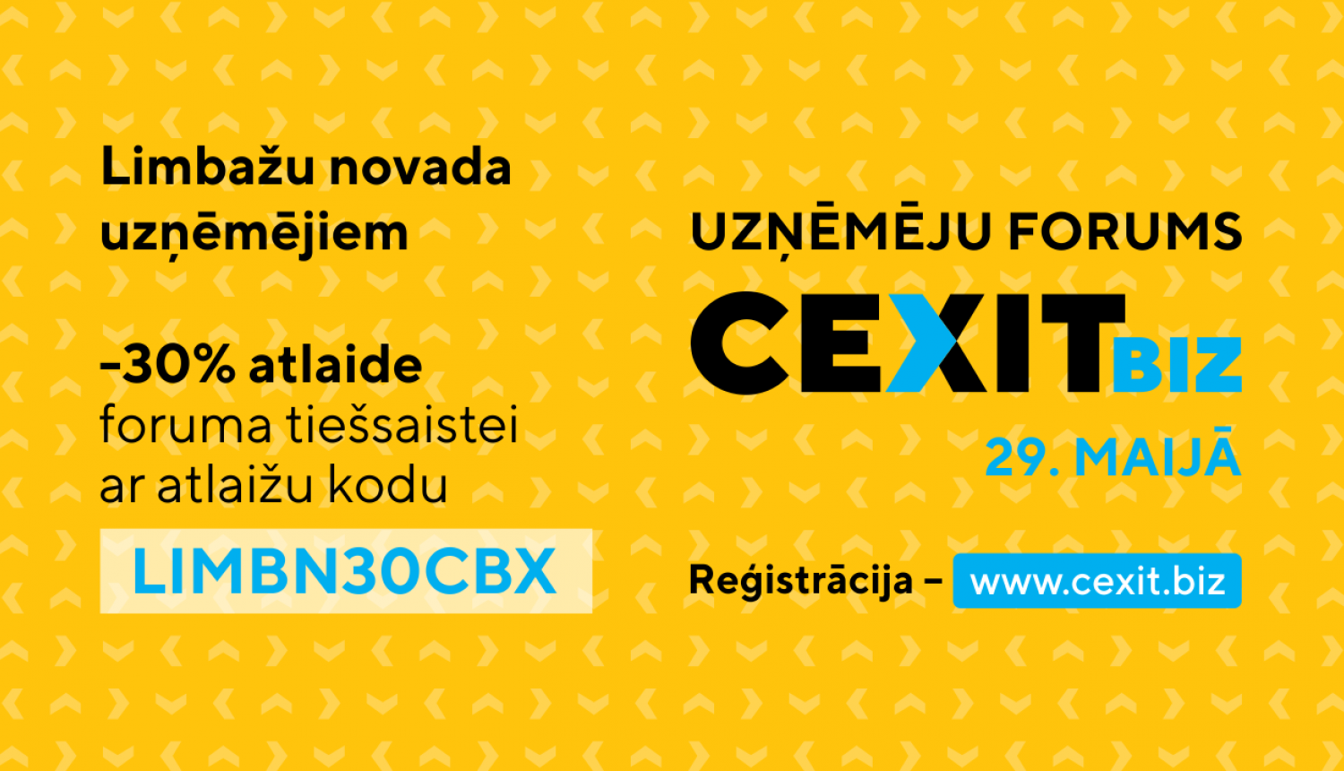 Aicinām Limbažu novada uzņēmējus piedalīties forumā "CexitBiz" Aicinām Limbažu novada uzņēmējus piedalīties forumā "CexitBiz"