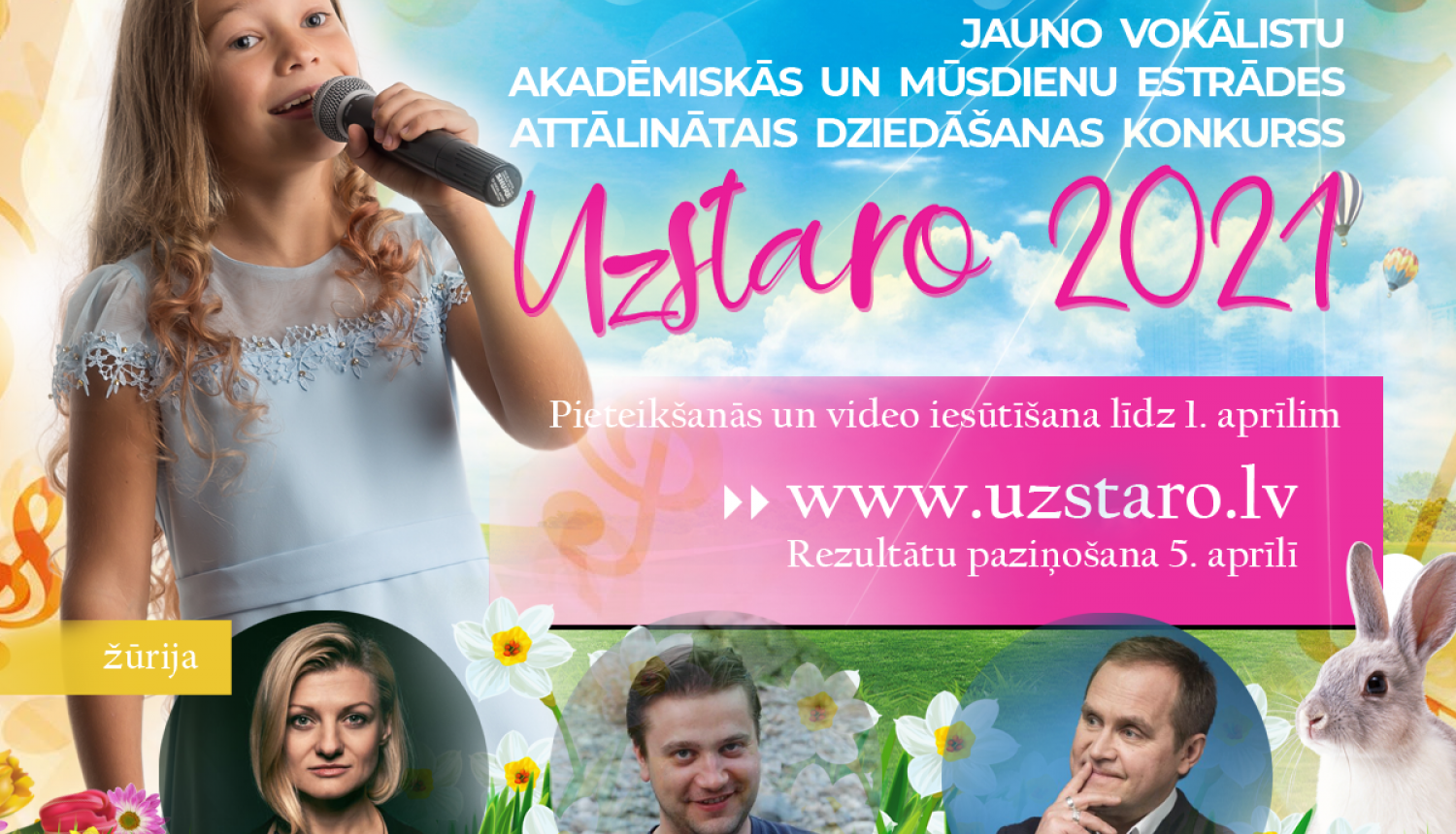 Līdz 1.aprīlim piesakies Latvijas jauno vokālistu attālinātajam konkursam "UZSTARO"