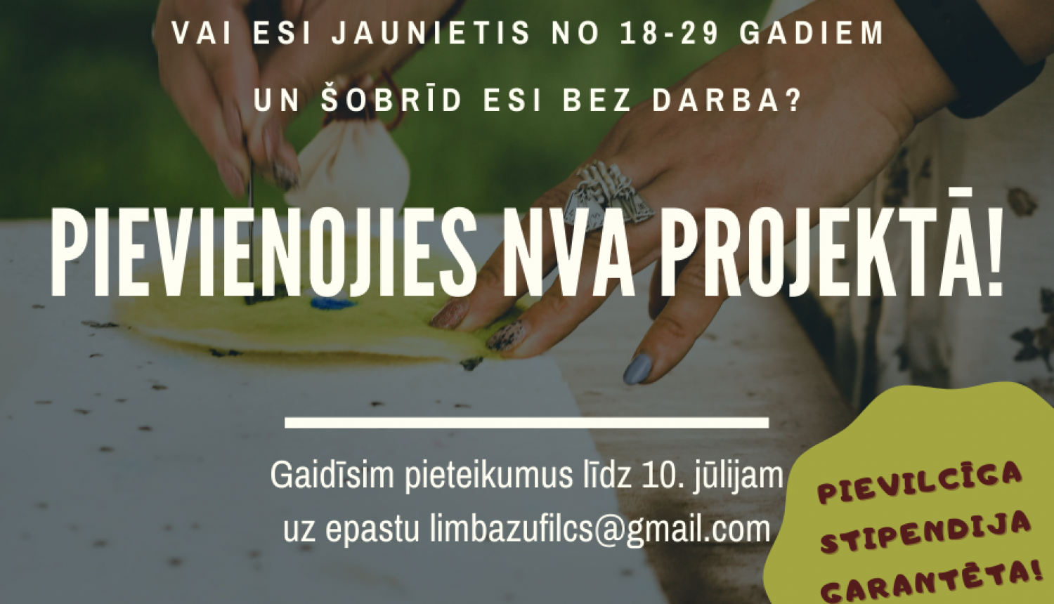 Pievienojies NVA projektā